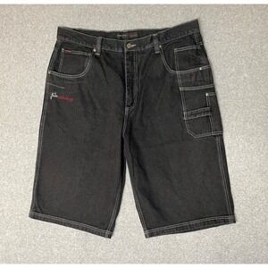 FUBU Collection Jean Shorts Jorts Mens Size 42 39x14.5 Baggy‎ Hip Hop Streetwear